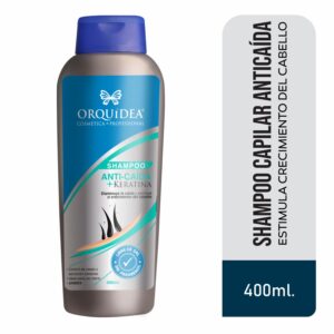Shampoo Capilar Anticaída + Keratina Libre De Sal ORQUÍDEA PROFESSIONAL 400 Ml