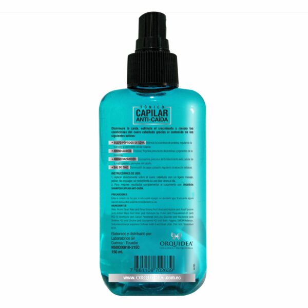 Tónico Capilar Anticaída ORQUÍDEA PROFESSIONAL 150 Ml - Imagen 2