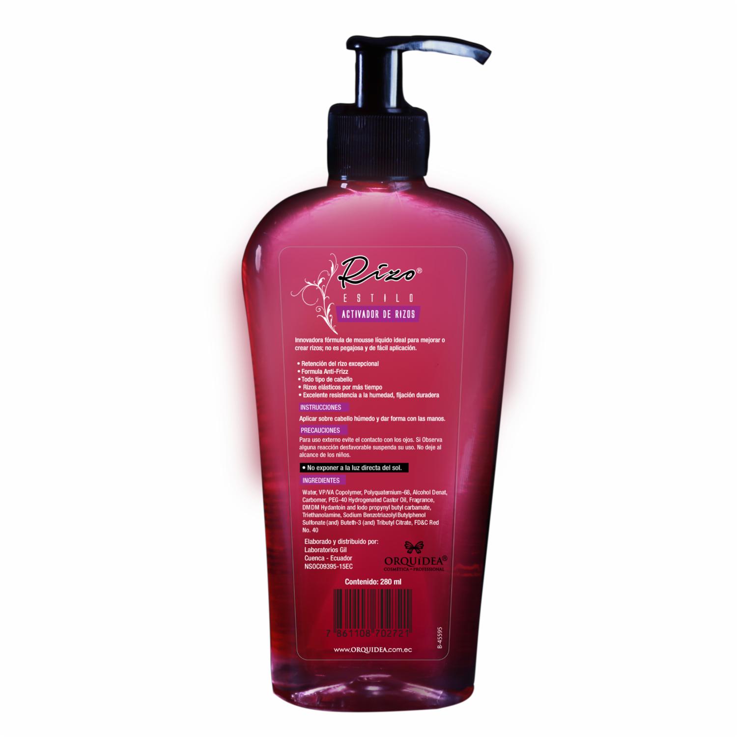 Activador De Rizos Mouse Líquido Estilo ORQUÍDEA 280 Ml - Imagen 2