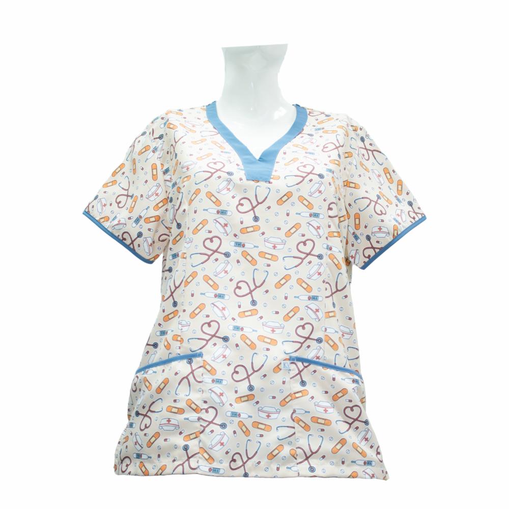 Conjunto Uniforme Pantalón Y Blusa Libana KV MODA - Imagen 2