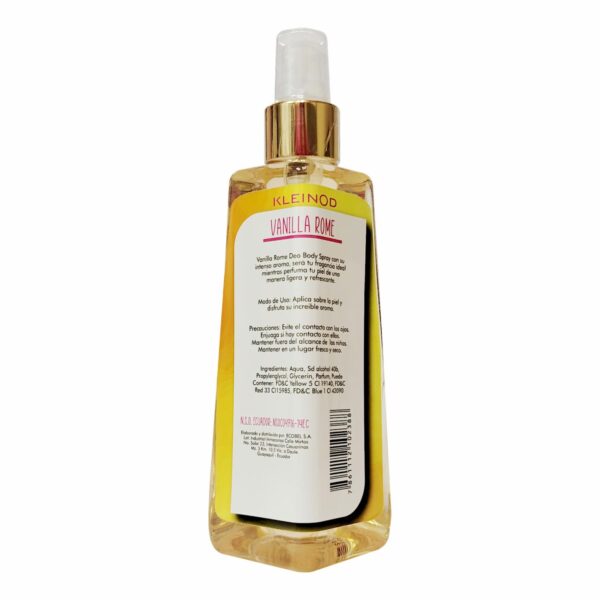 Splash Corporal Vanilla KLEINOD 250 Ml - Imagen 2