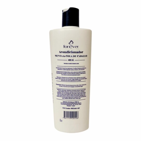 Acondicionador Menta Y Cola De Caballo FOREVER 400 Ml - Imagen 2