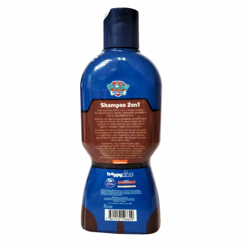 Shampoo Infantil Para Niños 2 En 1 PAW PATROL 350 Ml - Imagen 2
