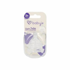 Chupón Sil Turbo Anti colapso Cuello Ancho Flujo Rx2 BABYS Unidad