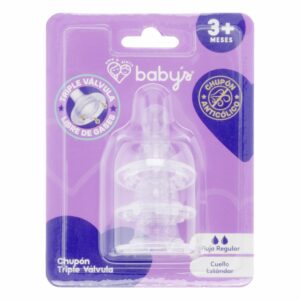 Chupón Silicon Natural Flex BABY'S X 3 Uds