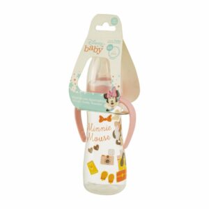 Biberón Con Agarradera Diseño Mickey Y Minnie BABYS 8oz