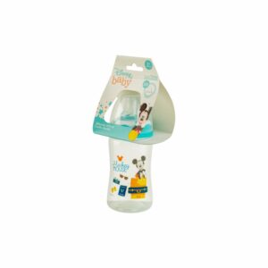 Biberón Cuello Ancho Diseño Mickey & Minnie DISNEY 8oz