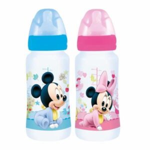 Biberón Mickey Y Minnie C. Ancho Flujo DISNEY Unidad