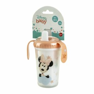 Taza Mickey y Minnie Insulada Con Pico Duro DISNEY 10Oz