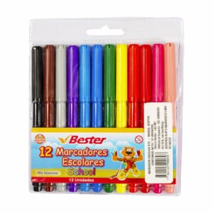 Marcador Escolar BESTER X 12 Uds