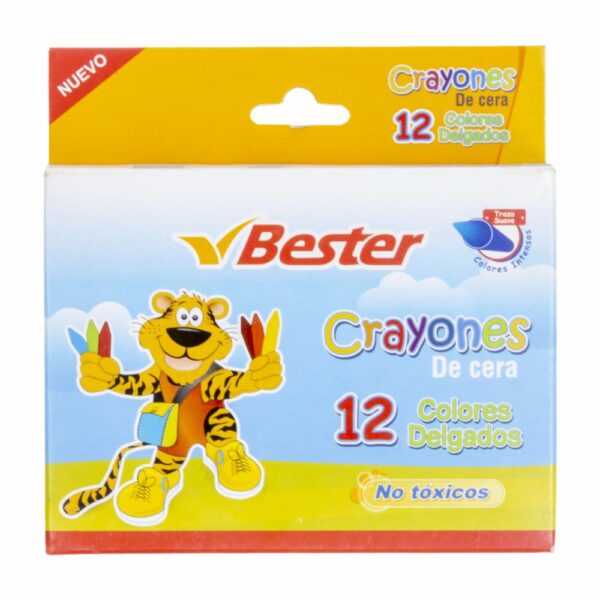 Crayones De Colores BESTER X12 Uds