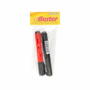 Marcador Negro Rojo BESTER X2 Uds