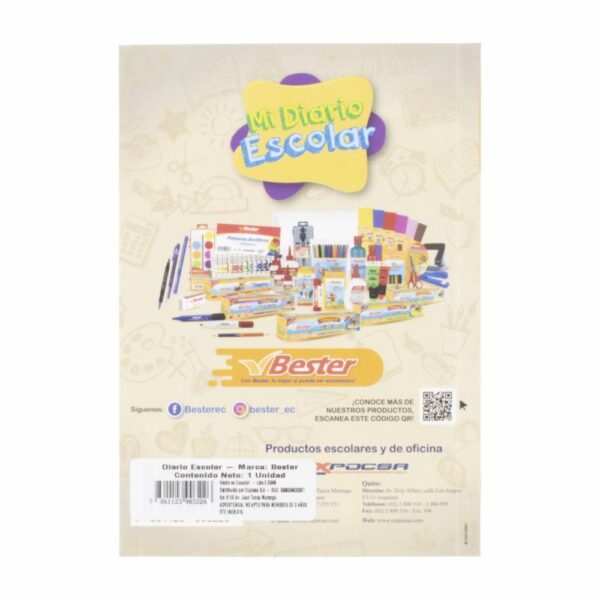 Diario Escolar BESTER Unid - Imagen 2