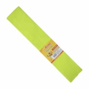 Papel Crepé Tono Verde, Limón BESTER Mediano
