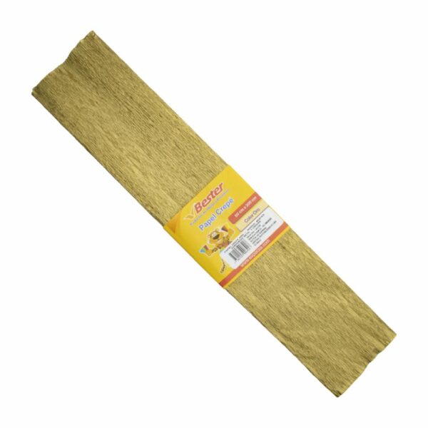 Papel Crepé Oro BESTER Mediano