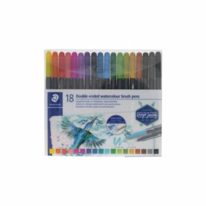 Marcadores De 2 Puntas Pincel Acuarelables STAEDTLER Mediano