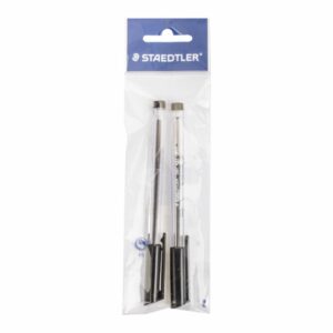 Bolígrafos Ball Negro Fino Triangular STAEDTLER X2 Uds