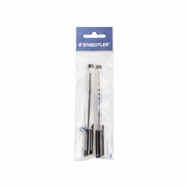 Bolígrafos Ball Negro Fino Triangular STAEDTLER X2 Uds