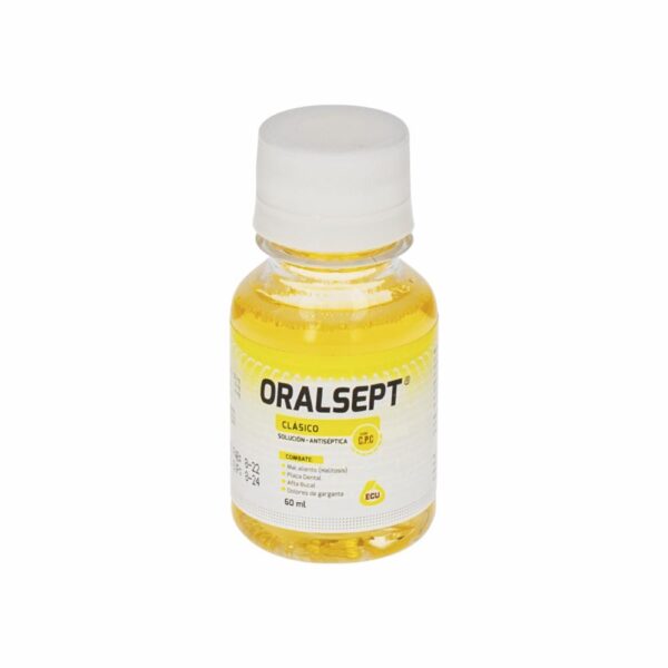 Enjuague Bucal Clásico ORALSEPT 60 Ml