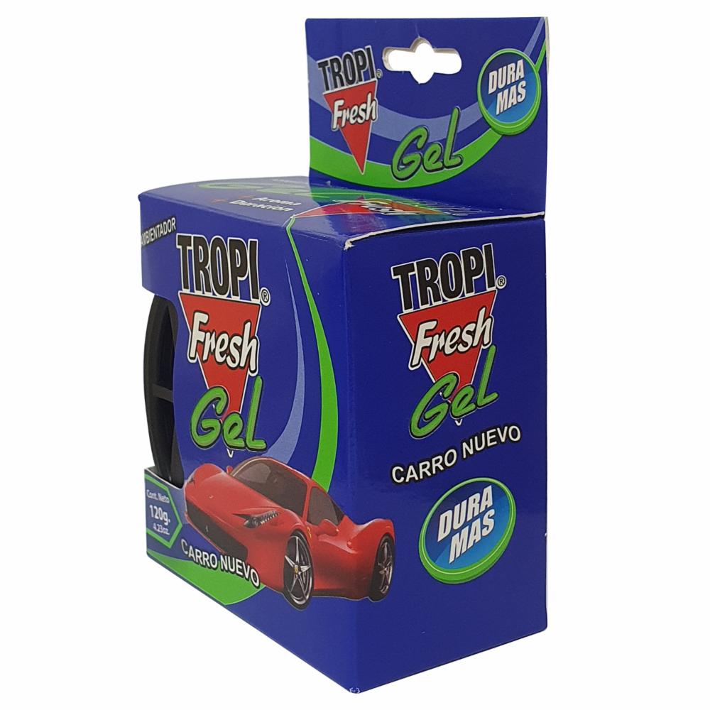 Ambiental Para Auto En Gel Aroma Carro Nuevo TROPI FRESH 120 G - Imagen 2