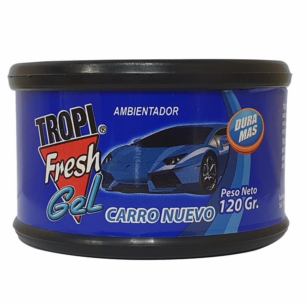 Ambiental Para Auto En Gel Aroma Carro Nuevo TROPI FRESH 120 G - Imagen 7