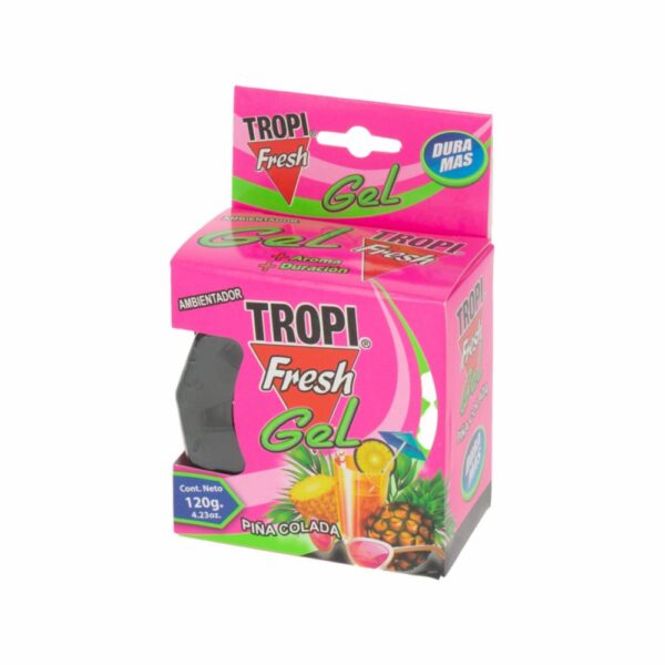 Ambiental Para Auto En Gel Aroma Piña Colada TROPI FRESH 120 G