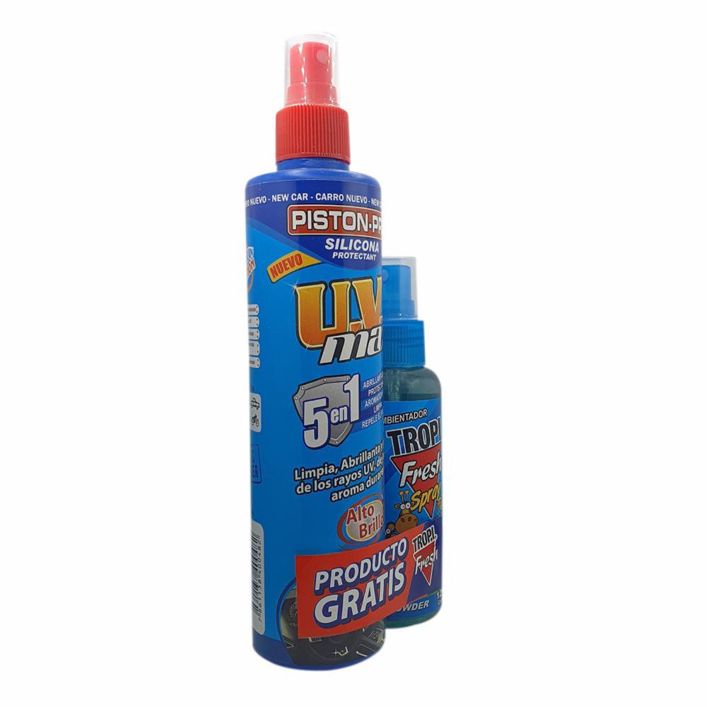 Silicona Automotriz Abrillantador Con UV 5 En 1 Aroma New Car PISTON PRO 300 Ml - Imagen 3