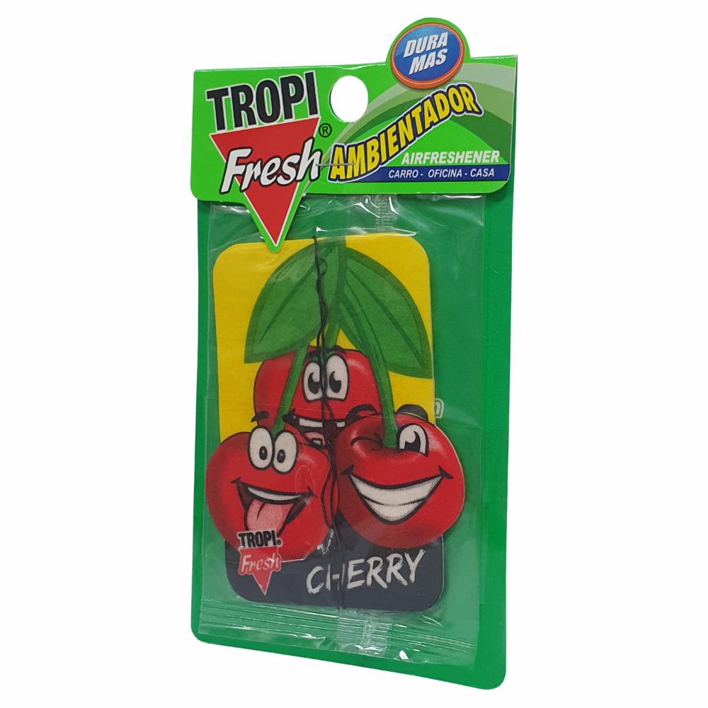 Ambiental Para Auto Con Colgador Aroma Cereza TROPI FRESH 10 G - Imagen 2