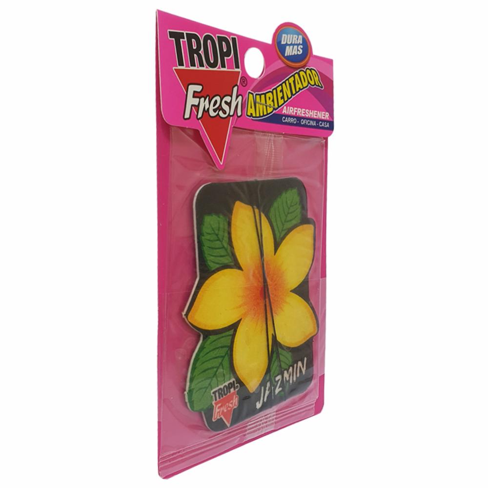 Ambiental Para Auto Con Colgador Aroma Jazmín TROPI FRESH 10 G - Imagen 2