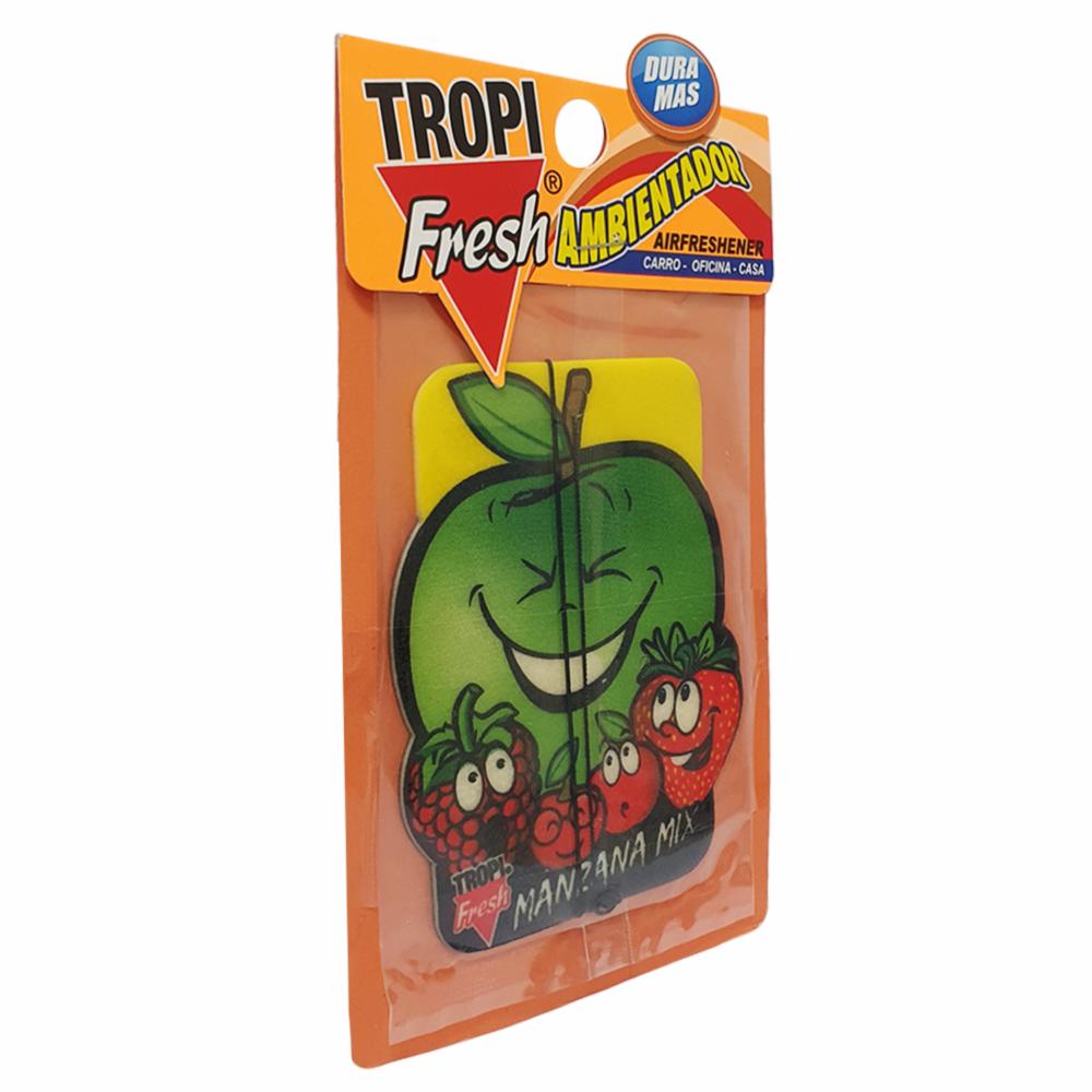 Ambiental Para Auto Con Colgador Aroma Manzana TROPI FRESH 10 G - Imagen 2