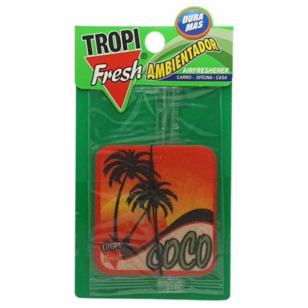 Ambiental Para Auto Con Colgador Aroma Coco TROPI FRESH 10 G