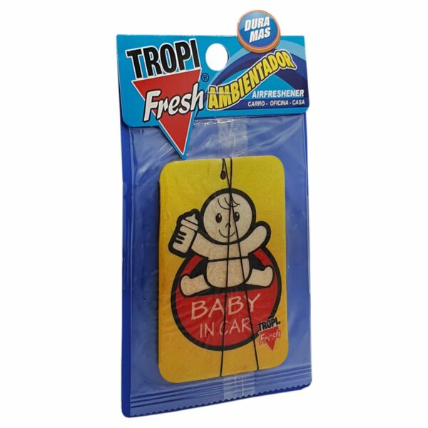 Ambiental Para Auto Con Colgador Aroma Baby TROPI FRESH 10 G - Imagen 2