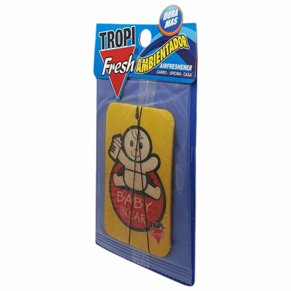 Ambiental Para Auto Con Colgador Aroma Baby TROPI FRESH 10 G - Imagen 3