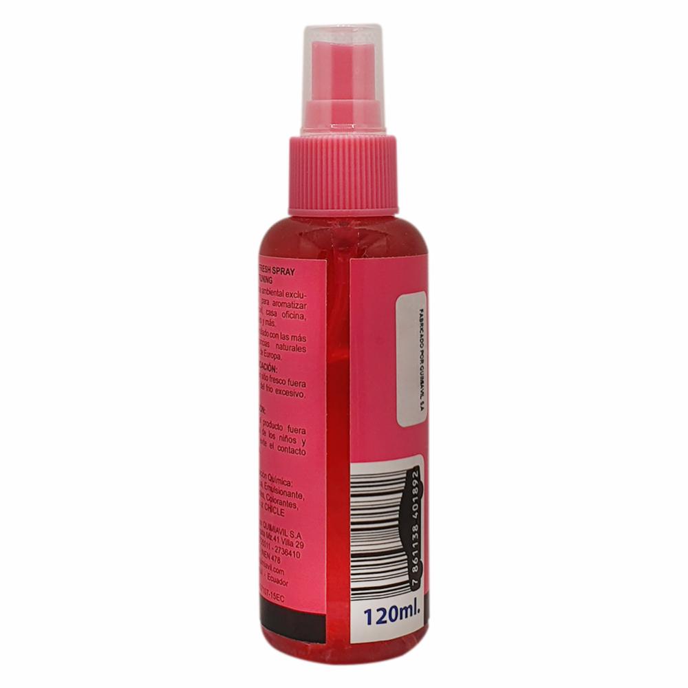 Ambiental Para Auto En Spray Aroma Chicle Fresa TROPI FRESH 120 Ml - Imagen 4