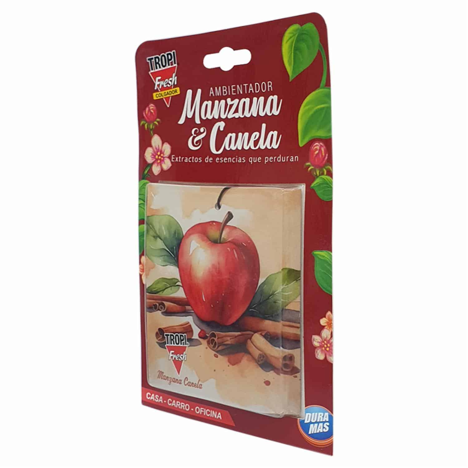 Ambiental Para Auto Aroma Manzana Y Canela TROPI FRESH 9 G - Imagen 2