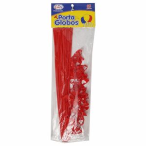 Porta Globos Rojo CELINA X 25 Uds