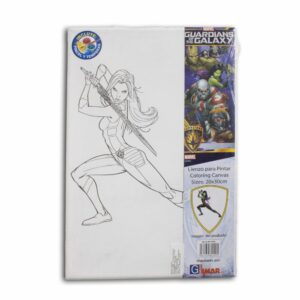 Lienzo Pre Impreso Diseño Gamora DISNEY 20X30CM