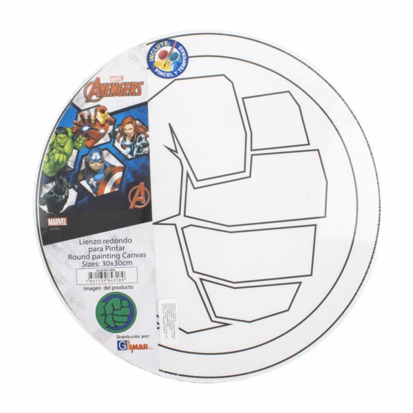 Lienzo Pre Impreso Diseño 30Cm Hulk DISNEY 30X30CM