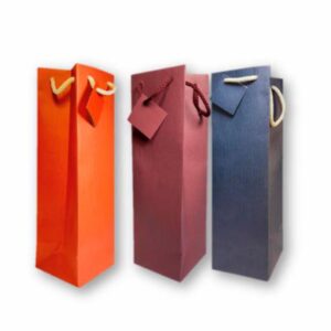Funda De Regalo Licor Kraft Rosada PAPELART Unidad