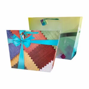 Funda De Regalo Cesto 2 Colores VALENTINA S.A. Grande