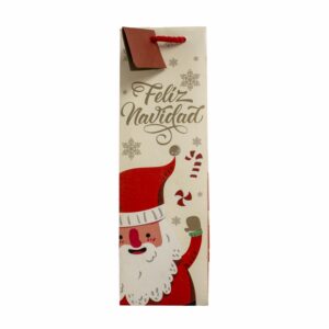 Funda Para Botella Licor Kraft Navidad PAPELART Unidad