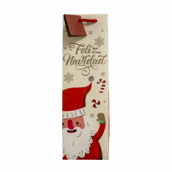 Funda Para Botella Licor Kraft Navidad PAPELART Unidad