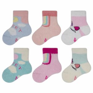 Medias Fancy Sin Costuras Peluche Varios Colores MECRISGA 18 A 24 Meses