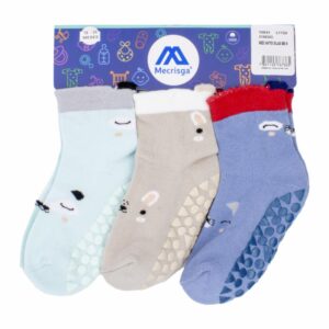 Medias Antideslizante Silas Varios Colores MECRISGA 18 A 24 Meses
