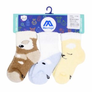 Medias Fancy Sin Costuras Peluche Varios Colores MECRISGA 12 A 18 Meses