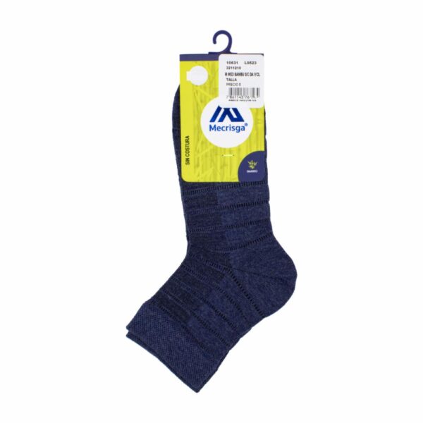 Medias Bambú Soquet Sin Costuras Varios Colores MECRISGA Talla 10-12