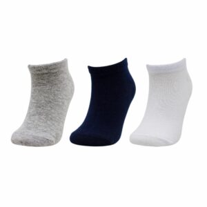 Medias Tobillera Liso Pack X3 MGX BASIC