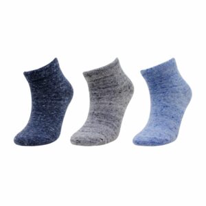 Medias Tobillera Calza Lisa Pack X3 MGX BASIC