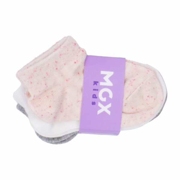 Medias Tobillera Lisa Pack X3 MGX KIDS - Imagen 5
