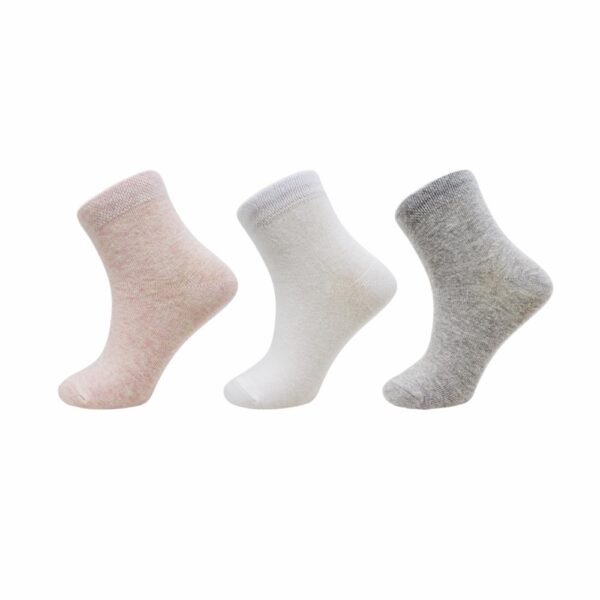 Medias Tobillera Calza Lisa Pack X3 MGX KIDS - Imagen 2